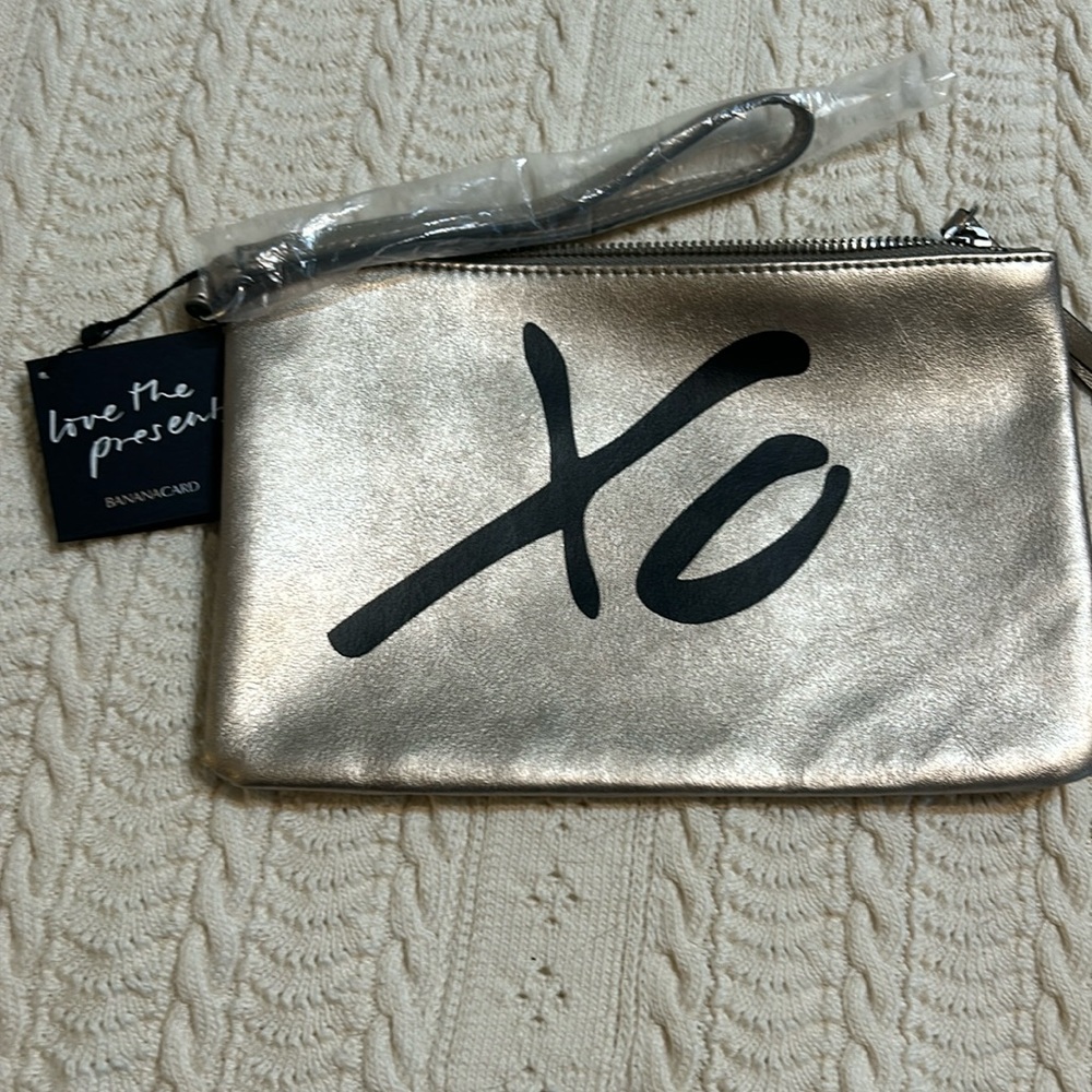 NWT Banana Republic XO wristlet bag